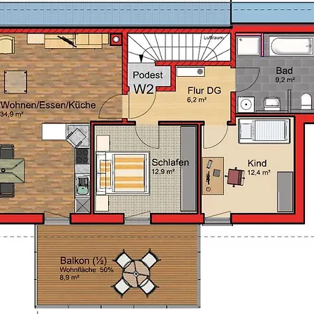 Tolle Ferienwohnung Daire
